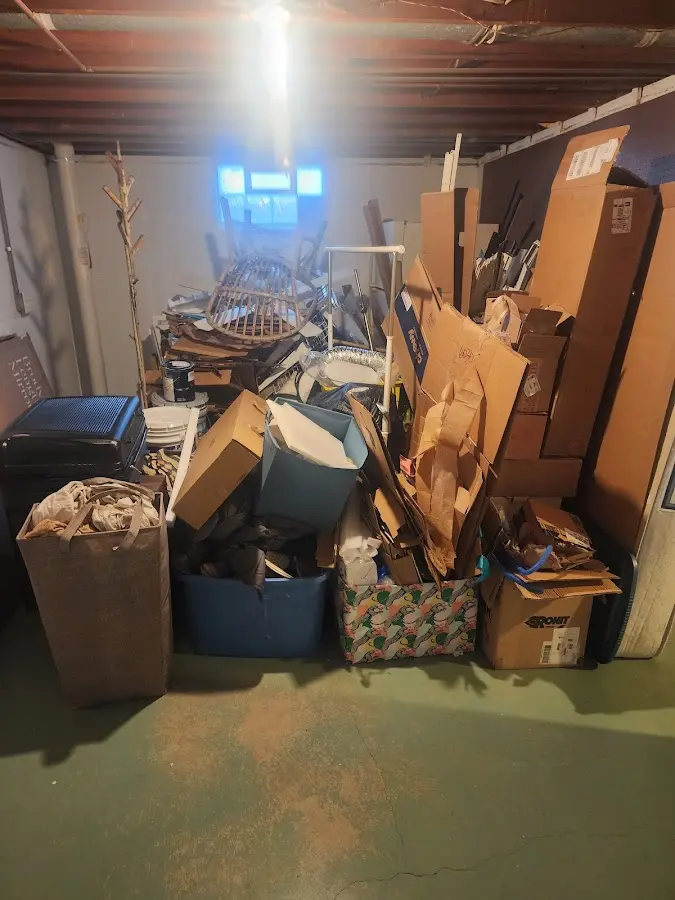 Roll-off dumpster container at job site for Yard Waste Dumpster Rental in Malibu